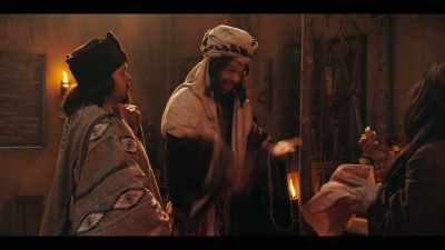 Then you slaughter it,
cut its neck with an axe, - The First Temptation of Christ