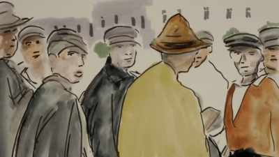 Then the Germans
with a car pull up, - The Number on Great-Grandpa's Arm