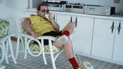 Then, the next minute,
Elton picked himself up, - Under the Volcano