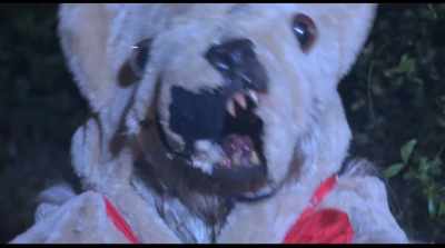 Then the teddy bear like transforms kind of
into a real bear and devours them. - In Search of Darkness