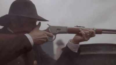 Then the Texas Rangers
open fire, - Beyond Oak Island