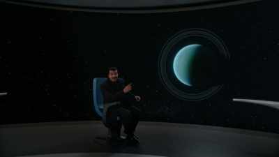 Then there's that thing
about it being sideways. - Cosmos: Possible Worlds