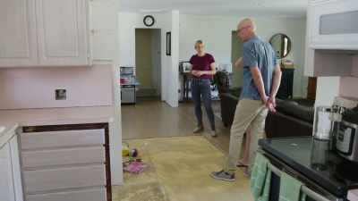Then, we took out this bathroom - Help! I Wrecked My House