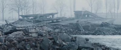 Then they were led through here, - Denial