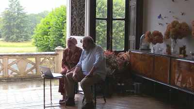 - Then we've got the
original door handle - Escape to the Chateau: Make Do & Mend