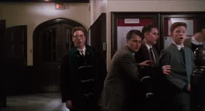 Chris you can't be in hereIf they catch you we're gonna be in troubleCome on Oh but it's fineChrisIt's fine for you to come into my school and make a complete fool out of meI didn't mean to make a fool out of you Well you didChet found out and it took - Dead Poets Society