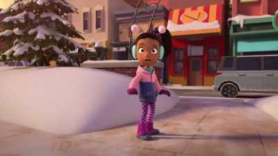 -[Theo yells]
-[gasps] - Reindeer in Here