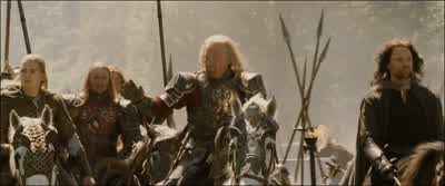 Grimbold how manyI bring 500 men from the Westfold my lordFENMARCH MAN We have 300 more from Fenmarch Théoden KingWhere are the riders from Snowbourn GAMLING None have come my lord - The Lord of the Rings: The Return of the King