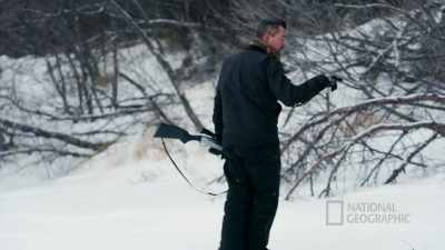 There was a bunch of
rabbit tracks here too, - Life Below Zero: First Alaskans
