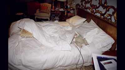 There was a computer on the bed, - Killing Michael Jackson