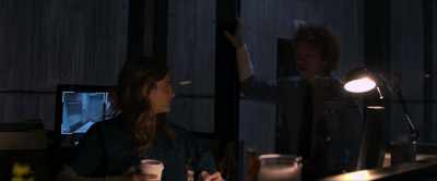 There is a cop upstairs
who wants to talk to you. - The Possession of Hannah Grace