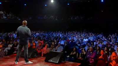 There was a FedEx sitting
on the kitchen table, - Dave Chappelle: Deep in the Heart of Texas