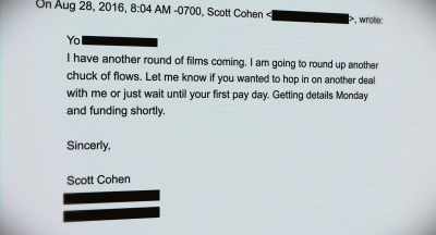There is a feeling
of exclusivity - Bad Actor: A Hollywood Ponzi Scheme