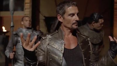 There is a god standing here with wet hands - Stargate: Continuum