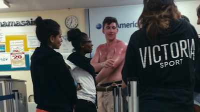 There was a guy
putting baby oil - Fyre Fraud