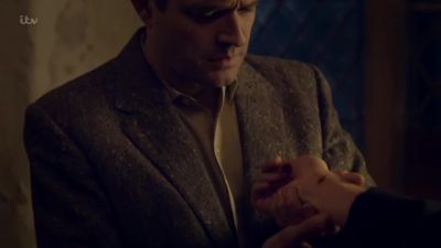 There was a knife in the kitchen sink. - Grantchester