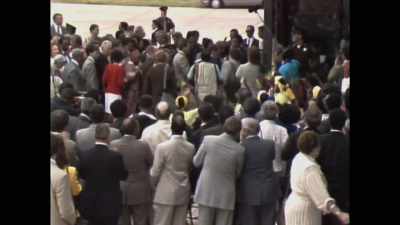 There was a line of
VIPs greeting him - The Rebellious Life of Mrs. Rosa Parks