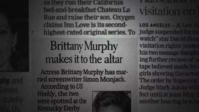 There was a little picture that said,
"Brittany Murphy has married." - What Happened, Brittany Murphy?