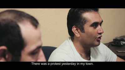 There was a protest yesterday
in my town. - City of Ghosts