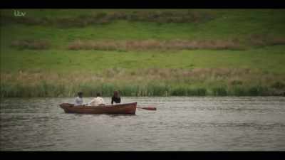 ♪ There is a ship
sailing on the sea ♪ - Sanditon