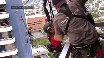 - There was a stunt team
on the other side - The Challenge: Untold History
