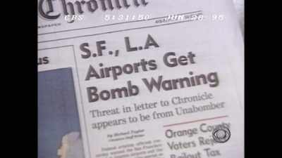 - There was a suggestion by
the postal service - Unabomber: In His Own Words