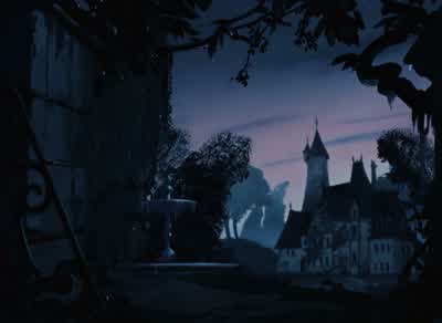 Thus, as time went by, the chateau fell into disrepair. - Cinderella