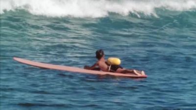 There was a young fellow out surfing that day - The Endless Summer