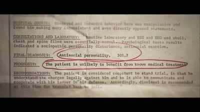 There is absolutely no treatment
of any kind - John Wayne Gacy: Devil in Disguise