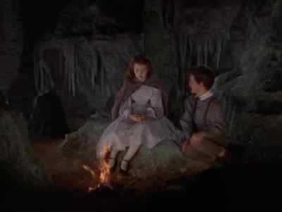 There. Ain't it fun havin' a fire? - The Adventures of Tom Sawyer