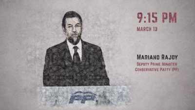 There is an illegal demonstration - 11M: Terror in Madrid