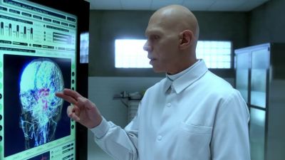 There is an uncharacteristic development
in the brain's emotional centers. - Fringe