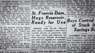 There are a number
of dynamite attacks - Flood in the Desert