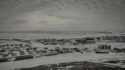 There are all these outpost camps, - Photographer