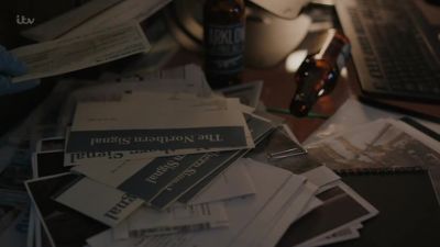 There are cheques here from a newspaper. - Vera