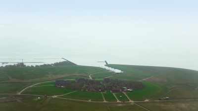 There are no bridges
between the Hallig Islands, - Europe From Above