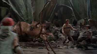 There are sequences where they're fighting
certain insects as an homage - In Search of Tomorrow