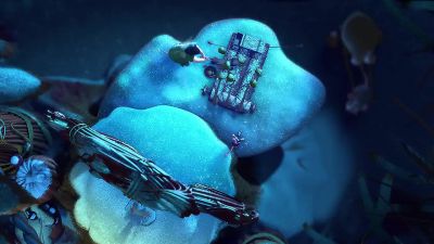 There are the bubbles. Hit it, Clank. - Tinker Bell and the Lost Treasure