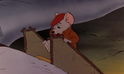 There are thirteen steps on this ramp - The Rescuers