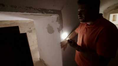 There are walls
that are 1.4 meters thick. - Secret Nazi Ruins