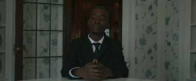 There. Asking me questions. - Native Son