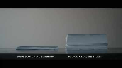 There were at least double
that number of pages - The Innocent Man