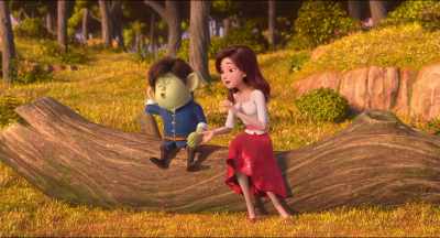 There. Consider it your good luck charm. - Red Shoes and the Seven Dwarfs