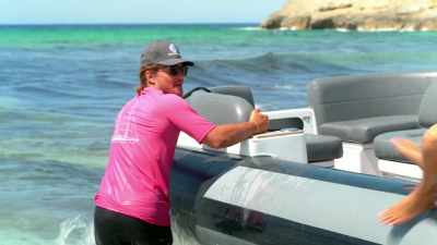 There could at least
be a tablecloth, - Below Deck Sailing Yacht