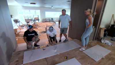 There were dry spots in
the tiles but I think, - Island of Bryan