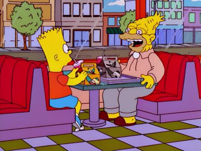 There you go.
A Laffy Meal for you, - The Simpsons