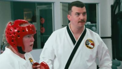 There we go Boom Got him Got him - The Foot Fist Way