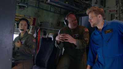 - There you go.
- Oh! There we go. Woo! Heavy. - The G Word with Adam Conover