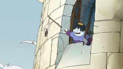 There you go. That's a good sky-chicken. - Disenchantment