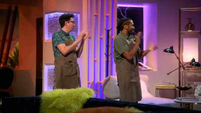 -There you go! There you go!
-(Leon and Lanky clapping) - Secret Chef